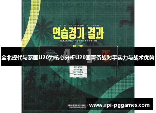 全北现代与泰国U20为核心分析U20国青备战对手实力与战术优势 全北现代与泰国U20为核心分析U20国青备战对手实力与战术优势