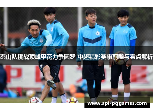 泰山队挑战顶峰申花力争圆梦 中超精彩赛事前瞻与看点解析 泰山队挑战顶峰申花力争圆梦 中超精彩赛事前瞻与看点解析